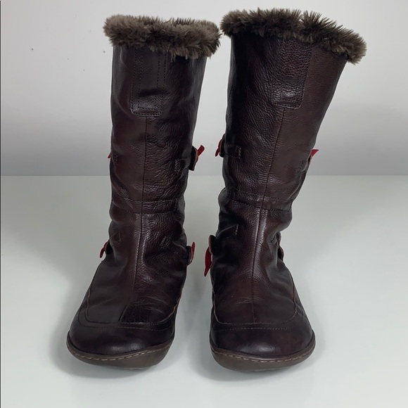 Camper Shoes - Brown Camper Peu Vegan Fur Lined Winter Boots